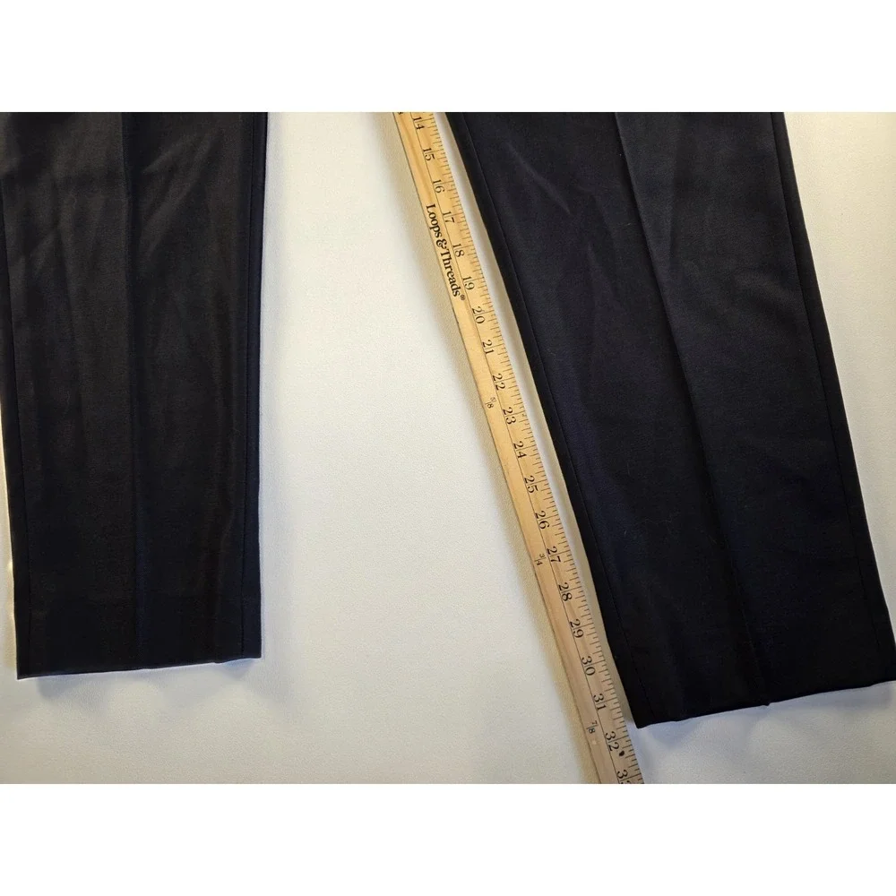 Banana Republic Trousers Tailered Slim Fit Navy‎ Size 36 R Wool